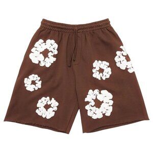 Denim Tears The Cotton Wreath Shorts Brown
